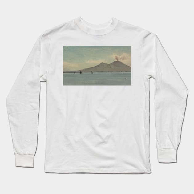 Vesuvius by Albert Bierstadt Long Sleeve T-Shirt by Classic Art Stall